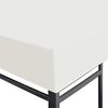 vidaXL Zadaszenie altany ogrodowej, 310 g/m², 3 x 3 m, kremowe