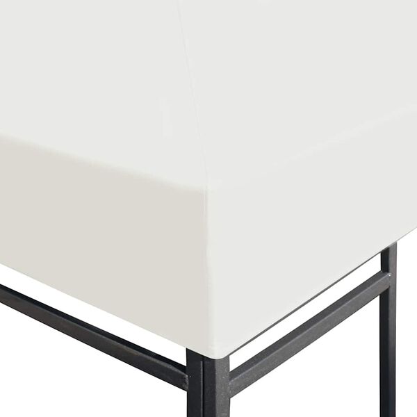 vidaXL Zadaszenie altany ogrodowej, 310 g/m², 3 x 3 m, kremowe