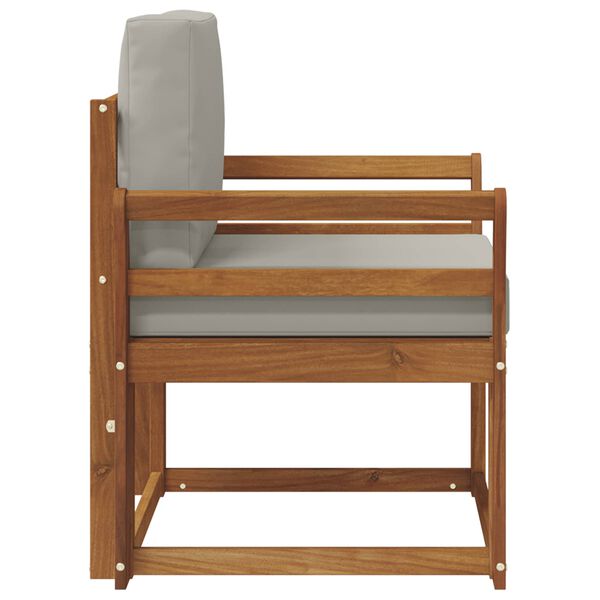 vidaXL Sofa na zewnątrz Lite drewno akacjowe i poliester