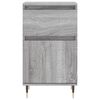vidaXL Komoda, szary dąb sonoma, 40x35x70 cm, materiał drewnopochodny