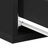 vidaXL Wiszące szafki nocne, 2 szt., czarne, 40x30x15 cm
