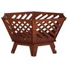 vidaXL Kominek Rdzawy 60 x 53 x 30 cm Stal kortenowska