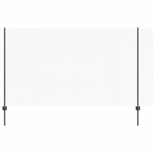vidaXL Sześciokątne ogrodzenie z słupkiem 50 x 1,4 m Stal pokryta PVC