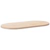 vidaXL Blat stołu 100x50x2,5 cm Drewno lite sosnowe owalne