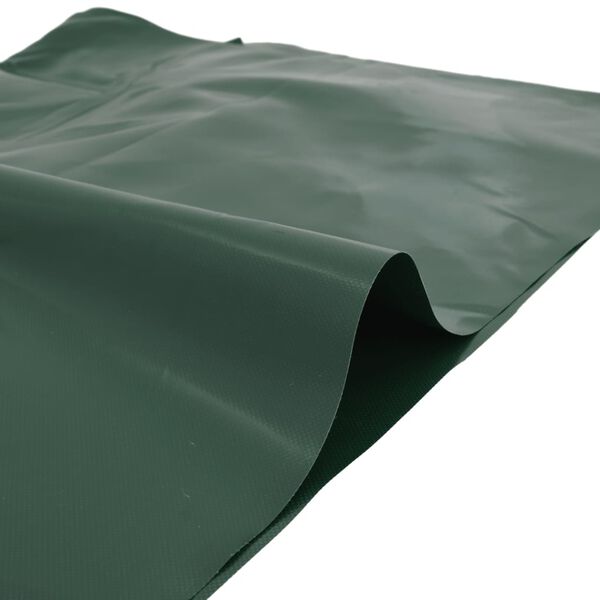 vidaXL Plandeka, zielona, 5x8 m, 650 g/m&sup2;