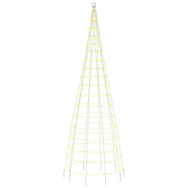 vidaXL Choinka LED 550 LED Ciepła biel 300 cm