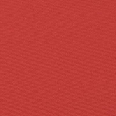 vidaXL Poduszki na ławkę ogrodową, 2 szt., czerwona, tkanina Oxford