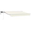 vidaXL Ręczny ramowy zewnętrzny markizowy z LED 3,5 x 2,5 m