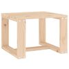 vidaXL Stolik ogrodowy, 40x38x28,5 cm, lite drewno sosnowe