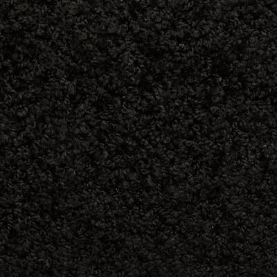 vidaXL Nakładki na schody, 15 szt., 65x21x4 cm, czarne