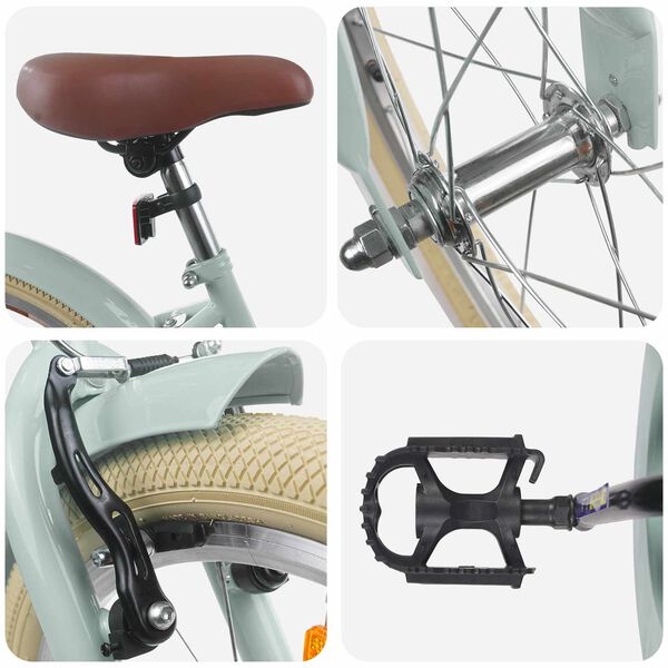 vidaXL Rower Dziecięcy 20 Cali dla dzieci w wieku 6-11 lat