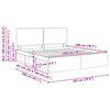vidaXL Ramka ł&oacute;żka Sonoma 200 x 200 cm Lite drewno sosnowe