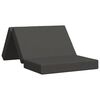 vidaXL Składana Sofa Ł&oacute;żko 100 x 67 x 45 cm ciemnoszary