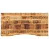 vidaXL Blat biurka, z wycięciem, 120x60x2,5 cm, surowe drewno mango