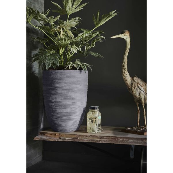 Capi Donica Nature Rib, elegancka, niska, 36 x 47 cm, ciemnoszara