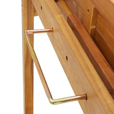vidaXL 3-częściowy balkonowy zestaw mebli barowych z drewna akacjowego