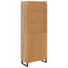 vidaXL Highboard 2 pcs Dąb rzemieślniczy Materiał drewnopochodny