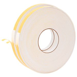 vidaXL Taśma samoprzylepna z pianki 2 szt. Biały 15mm x 10m Pianka CR