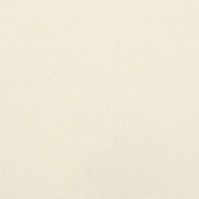 vidaXL Poduszka na ławkę ogrodową, kremowa 120x50x7 cm, tkanina Oxford