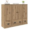 vidaXL Highboard 3 pcs Dąb rzemieślniczy Materiał drewnopochodny