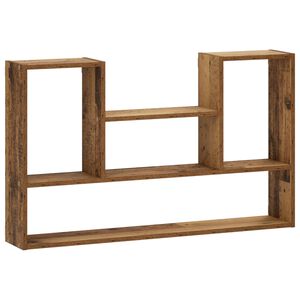 vidaXL P&oacute;łka ścienna Stare drewno 100 x 17 x 60 cm Drewno inżynieryjne