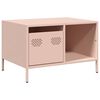 vidaXL Szafka RTV, r&oacute;żowa, 68,5x50x43,5 cm, stal walcowana na zimno