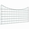 vidaXL Zestaw Ogrodzenia Stawu 5 szt. 100 x 50 cm Stal Zielony