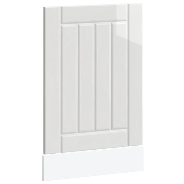 vidaXL Panel do zmywarki, Lucca, biały, materiał drewnopochodny
