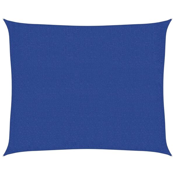 vidaXL Żagiel przeciwsłoneczny, 160 g/m&sup2;, niebieski, 2,5x3 m, HDPE