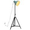 vidaXL Lampa stojąca, 25 W, postarzany niebieski, 61x61x90/150 cm, E27