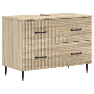 vidaXL Szafka pod umywalkę HAARLEM dąb Sonoma 82 x 41 x 58,5 cm