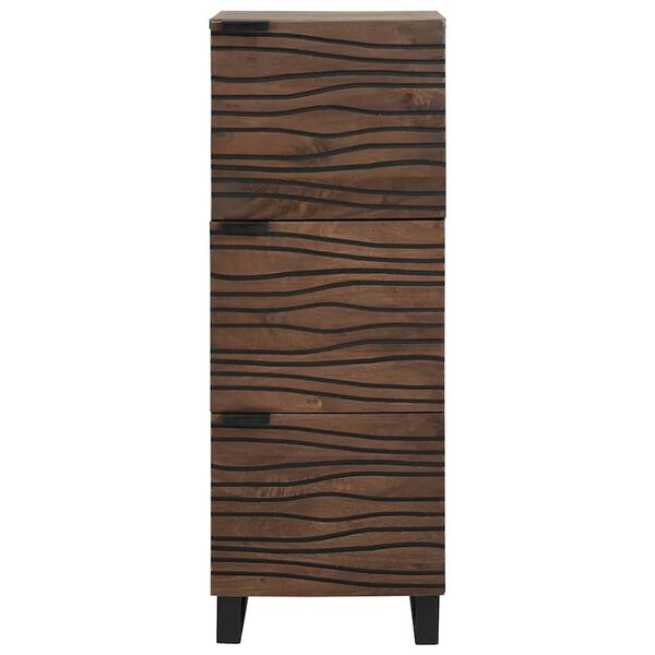 vidaXL Highboard Brązowy 40 x 33 x 110 cm lite drewno mango