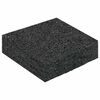 vidaXL Pad Patio z Granulatem Gumowym Czarny 9 x 9 x 2 cm Guma