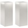 vidaXL Stojak na rośliny 2 pcs srebrny 40 x 40 x 100 cm Stal