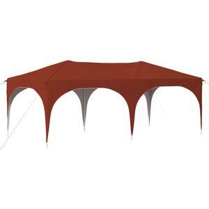vidaXL Namiot imprezowy rozkładany 575 x 288 x 245 cm terakota