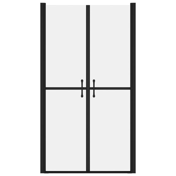 vidaXL Drzwi prysznicowe, szkło mrożone, ESG, (78-81)x190 cm