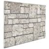 vidaXL Panele ścienne 10 szt. 100 x 50 cm Szary Pianka EPS