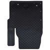 vidaXL Mata samochodowa 3 pcs Czarny Guma