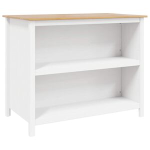 vidaXL Wyspy Kuchenne HILL Biały 112 x 66 x 90 cm Lite drewno sosnowe