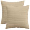 vidaXL Poszewka na poduszkę 2 pcs HEERLEN Ciemnoszary 35 x 35 cm