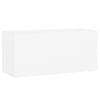 vidaXL Zestaw mebli łazienkowych, biały, płyta wi&oacute;rowa