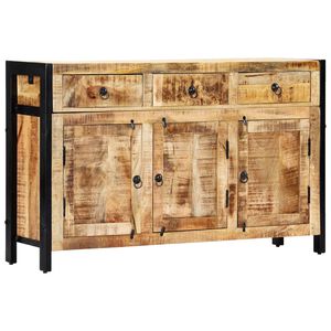 vidaXL Komoda, 120x35x76 cm, lite drewno mango