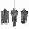 vidaXL Zawieszany Duch Halloween 3 szt. Czarny 66 x 110 cm Poliester