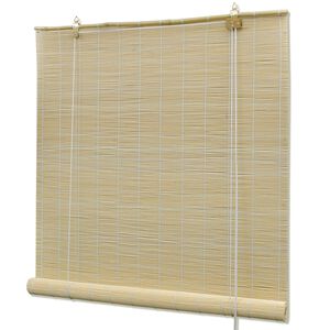 vidaXL Roleta bambusowa, 80 x 220 cm, naturalna