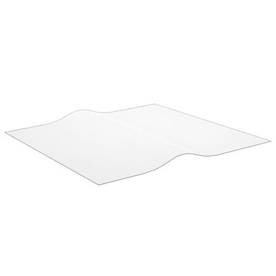 vidaXL Mata ochronna na stół, przezroczysta, 90x90 cm, 2 mm, PVC
