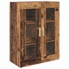 vidaXL Highboard z szufladą Stare drewno 69,5 x 34 x 180 cm