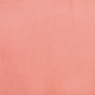 vidaXL 2-osobowa kanapa, różowa, tapicerowana aksamitem