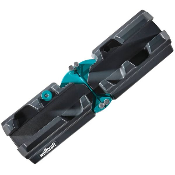 wolfcraft Przymiar i skrzynka uciosowa, 100 mm, 6948200