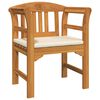 vidaXL Zestaw lounge R&oacute;ża ogrodowa z poduszką 4 pcs Lite Drewno Akacji