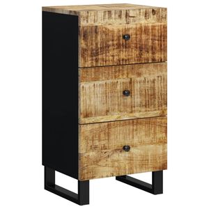 vidaXL Szafka z 3 szufladami, 40x33,5x75 cm, lite drewno mango